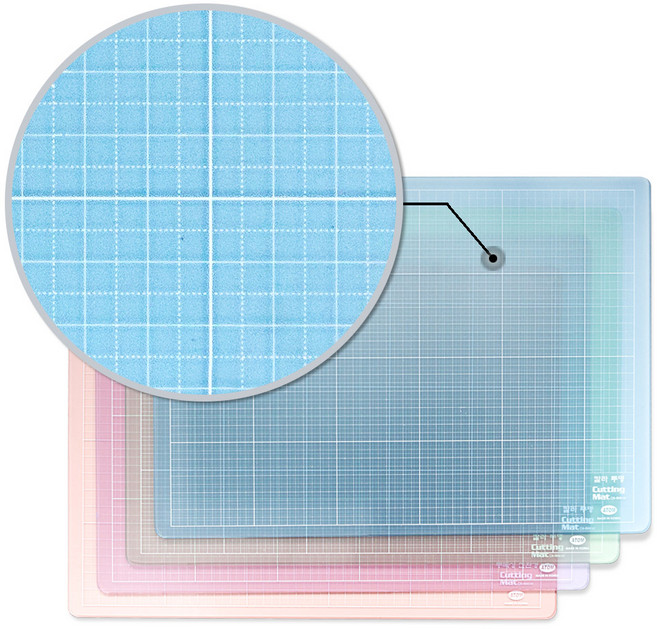 반투명 칼라 커팅매트 900x620 대형 컷팅매트 A1, 보라색, 보라색