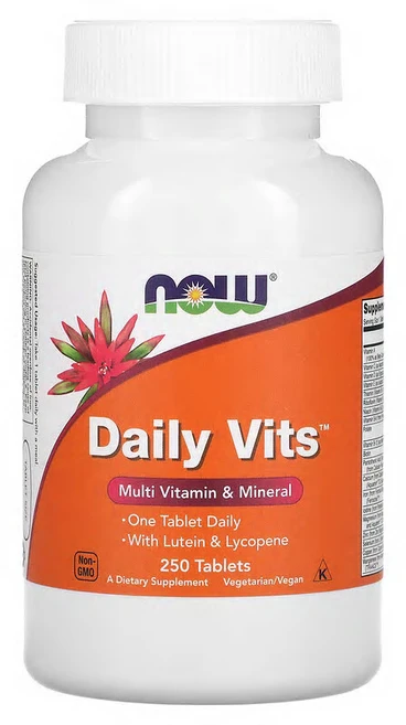 나우푸드 Daily Vits Multi Vitamin & 미네랄 250 타블렛, 250정, 1개 - 쿠팡