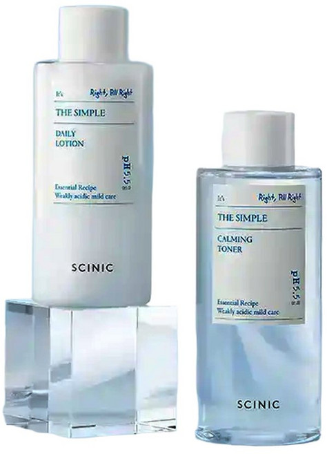 더 심플 카밍 토너 300ml + 더 심플 데일리 로션 300ml, 1개