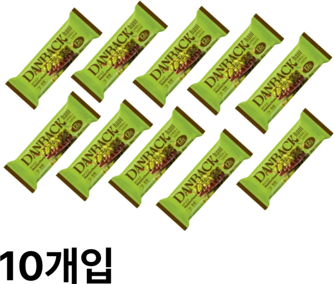 [정희원박사 공동개발]단백하니 프로틴바 말차, 10개, 33g