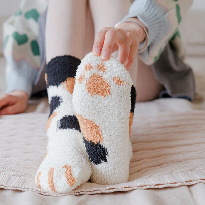 [6p set]HV냥발바닥 수면양말 6종세트