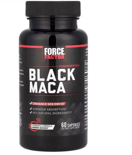 Force Factor 펀더멘탈 블랙 마카 캡슐 60정, 1개 - 쿠팡