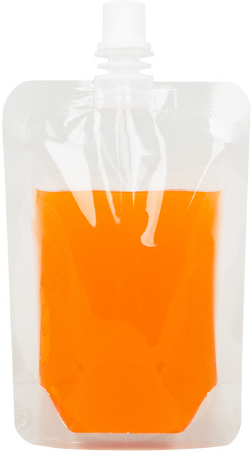 THE100% 스파우트 파우치 투명 음료파우치 쥬스팩 음료팩 100ml 9파이 50매, 1개