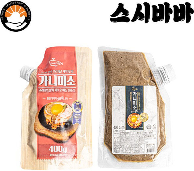 고래미 가니미소 400g 붉은 대게 딱지장, 마일드400g