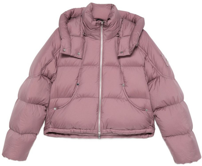 무스너클 후드 집업 패딩 재킷