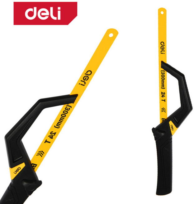 델리툴즈 경량 톱 쇠톱 미니 12인치 줄톱 톱대, 블랙 경량톱 12인치 (DL353312)