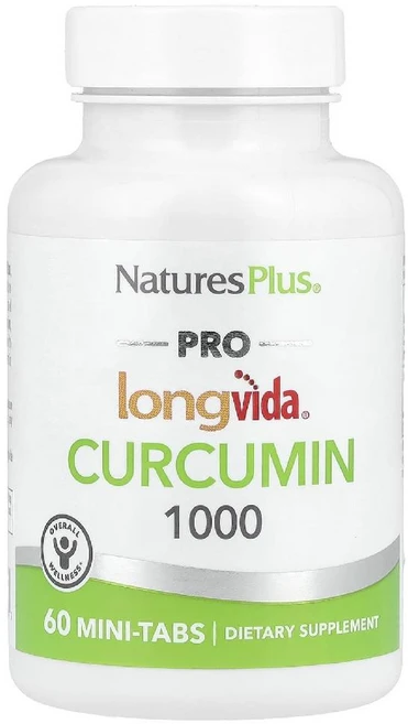 네이처스플러스 커큐민 프로 롱비다 1 000mg 60미니정, 1개, 60정 - 쿠팡