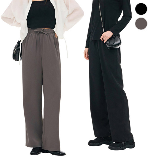 [체이스컬트] (WOMAN) COOL링 와이드 PANTS2Color