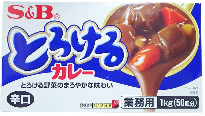 토로케루 에스비 카레 소스믹스 매운맛, 1kg, 3개