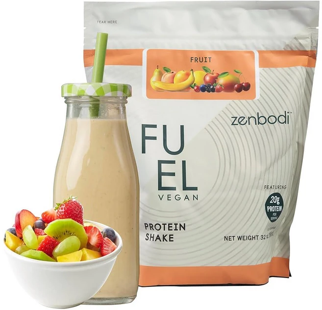 Vega 베가 Zenbodi 젠보디 퓨얼 비건 프로틴 파우더 민트 초콜릿 21g 식물성 단백질보충제, 1개, 21 - 쿠팡