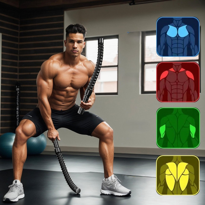 [3분 펌핑] 노아위드 전완근 배틀로프 밧줄운동