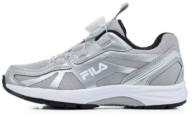 FILA 大童免綁鞋帶足弓支撐旋鈕運動鞋