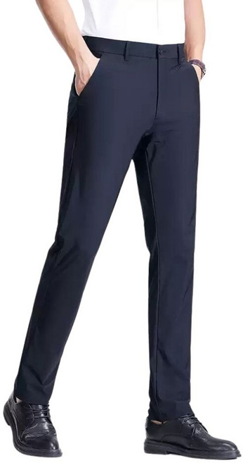 ATstyle 冰絲涼感彈性西裝褲