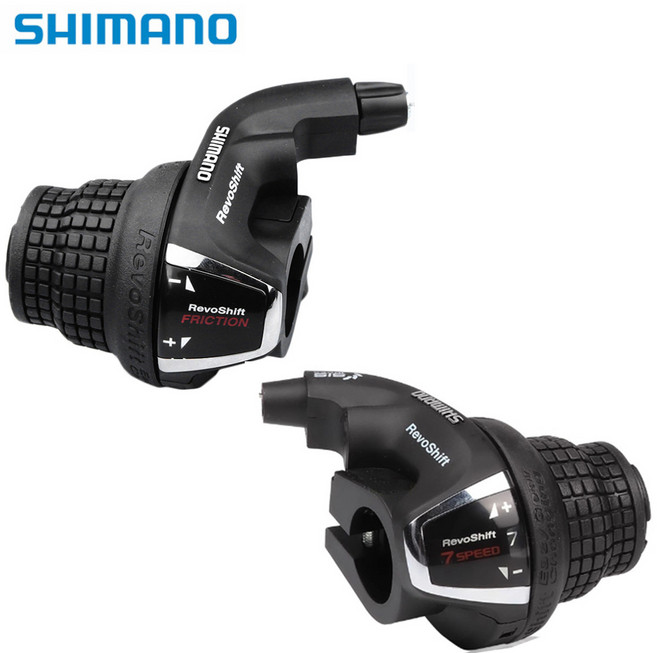 시마노 레보 3x7단 좌 우 1세트 속선포함 오토 변속레버 그립쉬프트, 1개