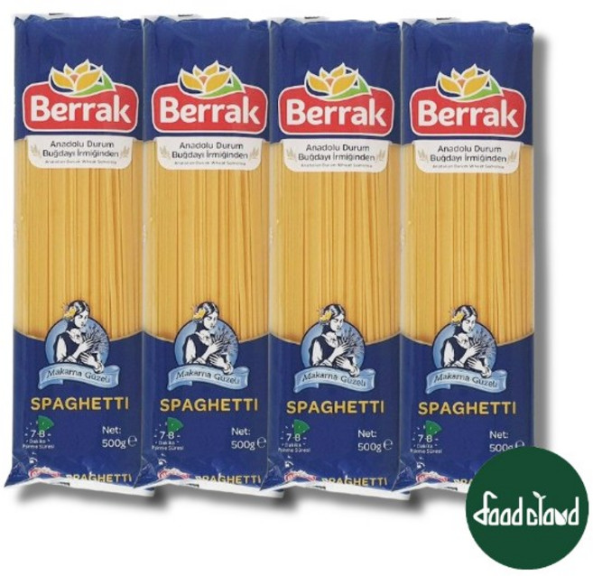 버락 터키산 스파게티, 4개, 500g