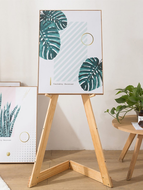 액자올려놓는 이젤 웨딩사진 나무이젤 스탠드 전시 40x60 작은 칠판, 45x60 스케치 보드