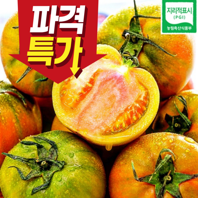 [기간한정특가] 당일수확 대저 짭짤이 토마토, 1개, 2.5kg