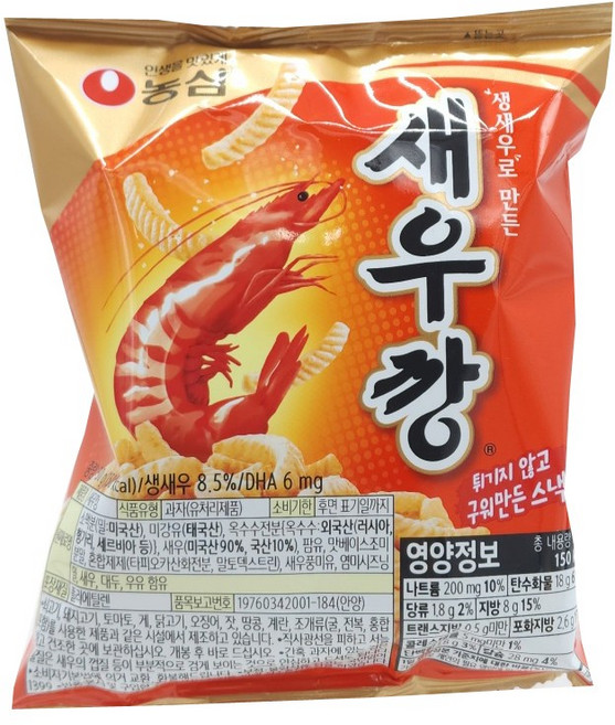 새우깡, 120g, 1개