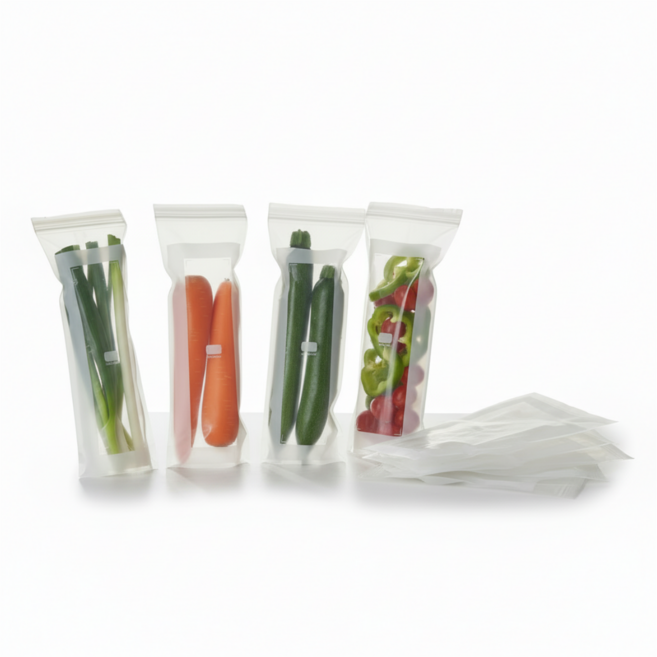 긴채소 신선팩 지퍼백 스파게티면 소면 긴야채 보관팩, 1세트, 100개입, FREE(one size)