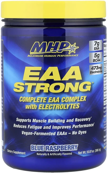 신상할인판매 MHP EAA Strength™ 블루 라즈베리 308.1g(10.87oz) 최저가격, MHPEAAStrength블루라즈베리3081g1087o, 308.1g, 1개 - 쿠팡