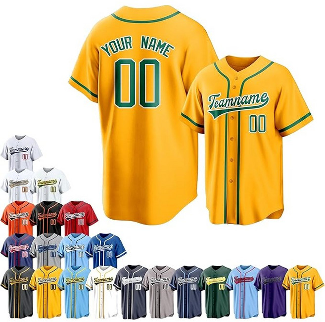 훈련용 야구복 맞춤 활동성 내구성 강화 로고 번호 커스텀 상품