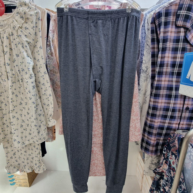 비비안 레이온 기모 면스판 스트라이프 남성내의 하의