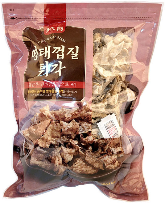 해조 명태껍질 튀각 500g, 1개