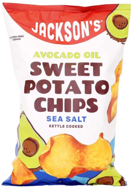 잭슨스 아보카도 오일 고구마칩 씨솔트, 1개, 1g