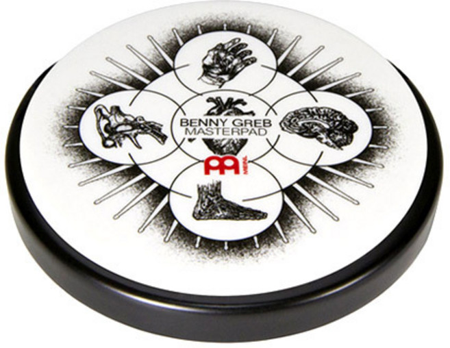 Meinl 베니그랩 6인치 고무 연습 패드 스탠드별도, 1개