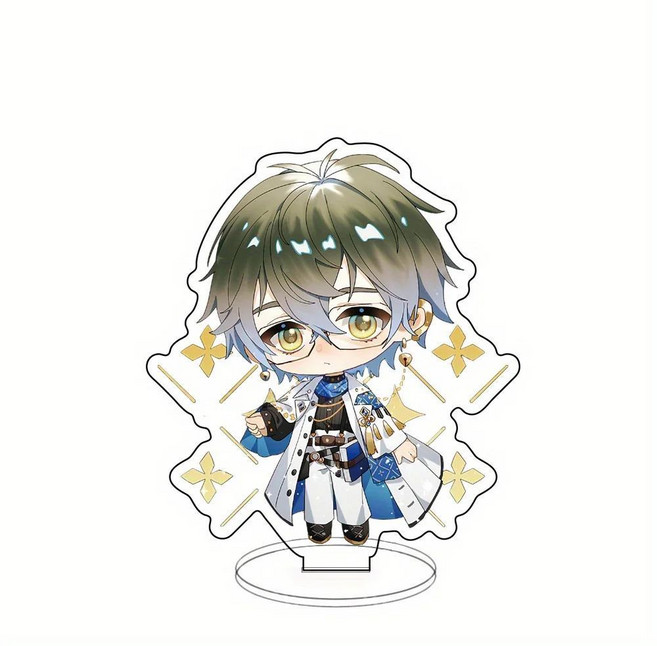 핫 애니메이션 니지산지 레인보우 피규어 아크릴 에디션 코스프레 스탠드 모델 팬 선물, A. 10CM, 4. 3, 1개