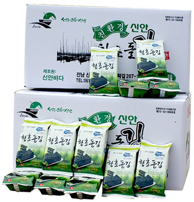 신안함초돌김 도시락김 조미김, 12개