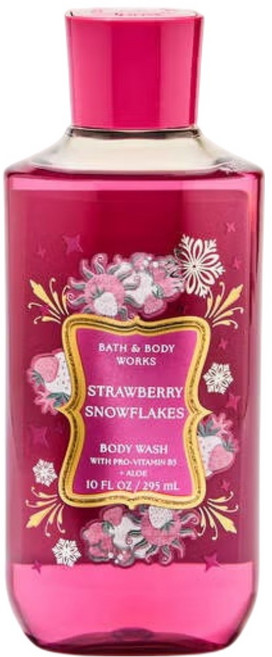 배스앤바디웍스 BBW 25년 겨울에디션 향기로운 스트로베리 스노우플레이크, 1개, 295ml, 바디워시
