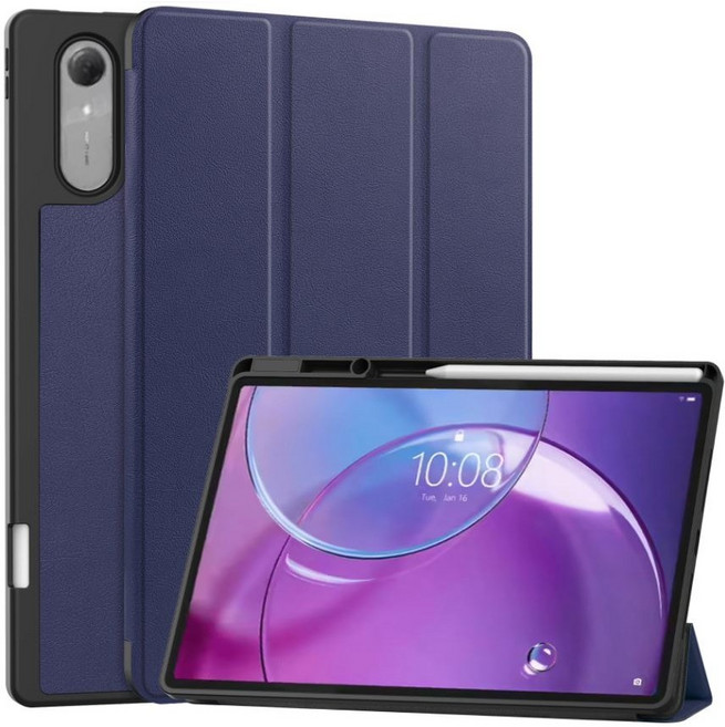 케이스나라 레노버 Idea Tab Pro Gen2 아이디어탭 프로 2세대/샤오신 패드 프로 GT 13 AI 호환 케이스 북커버 펜슬 수납, 1개, 곤색