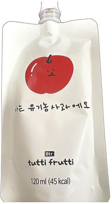 100% 유기농 NFC 착즙 스페인산 사과즙 자연발효 맛과 영양 그대로 담은 건강식품 120ml 30포 1개, 30개