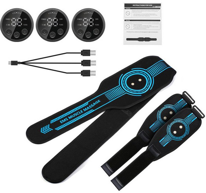 EMS 운동 마사지기 복근 120단 만드는 마사지 진동 ems 빼는 피트니스 근육자극, 1개