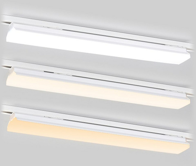 디어스토어 국산 KS T라인 LED 70 레일등 600MM 30화이트 삼성칩 인테리어 플리커프리, 30W 전구색, 30W 전구색