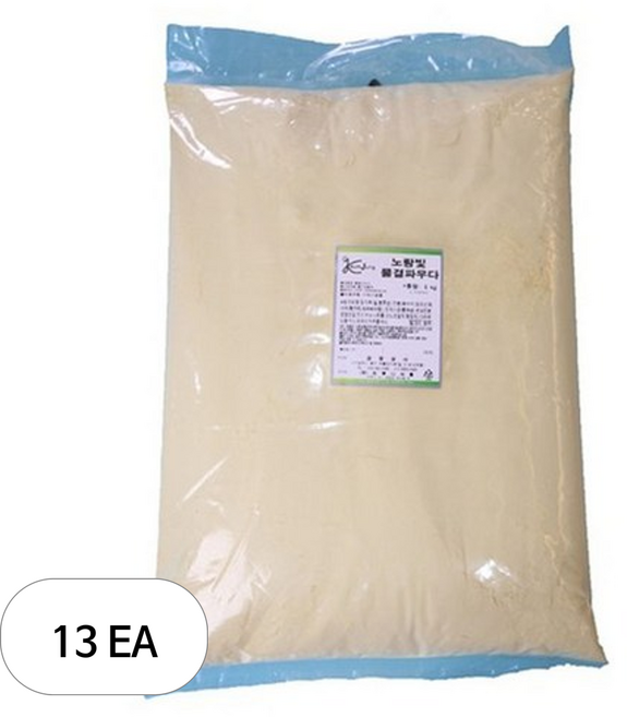 뫼루니식품 노랑빛 물결파우다, 5kg, 13개