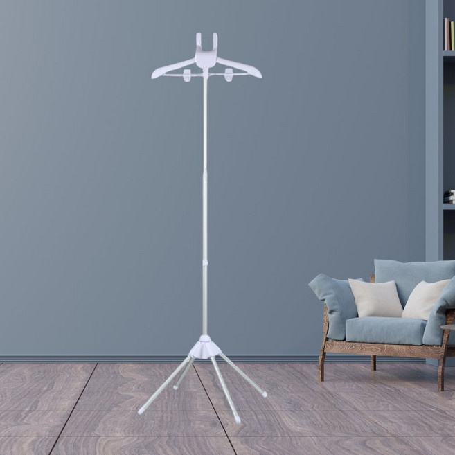 제이에스리빙 나나봉봉 스팀다리미 옷걸이 거치대, 심플 화이트