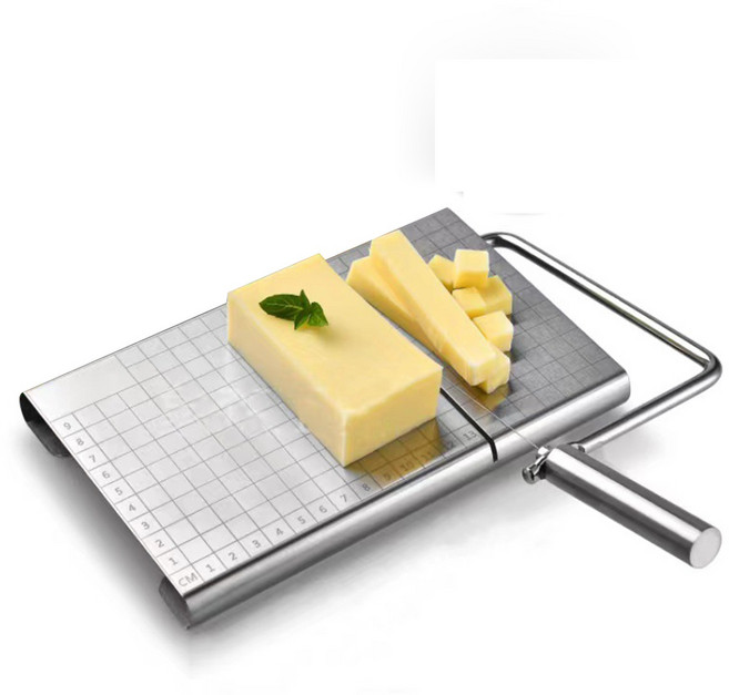 QDY 스테인레스 스틸 치즈슬라이서 스팸커터기 햄 두부 계란말이 절단기 커터기, 1개