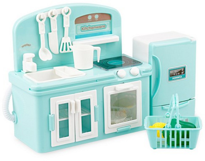 레츠토이 드림키친 미니싱크대 유아 주방놀이 세트, 혼합 색상, 1개