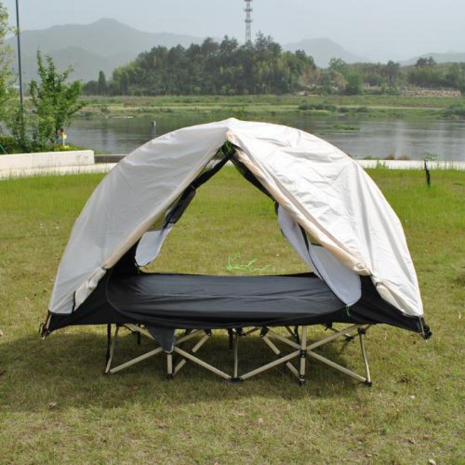 1인용 경량텐트 비비색 비박용 초소형 캠핑 텐트 하이킹 산악 사냥 배낭 여행용 방수 가벼운, 3)하얀색