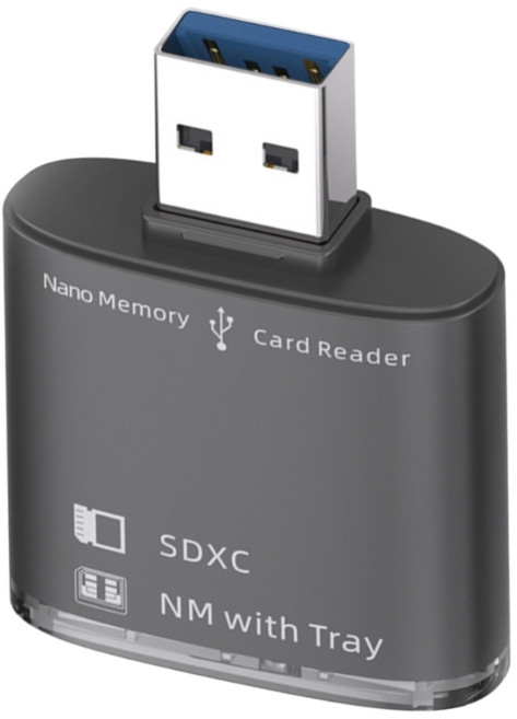 휴대용 USB2.0/USB3.0에서 카드 리더 알루미늄 쉘 구조, 1개