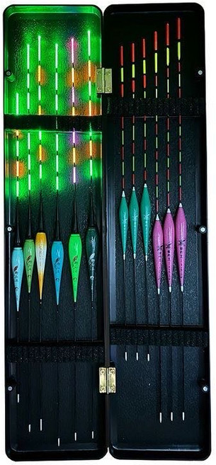 낚시찌 낚시용품 전자찌6개+일반찌6개+베터리6개, 1개