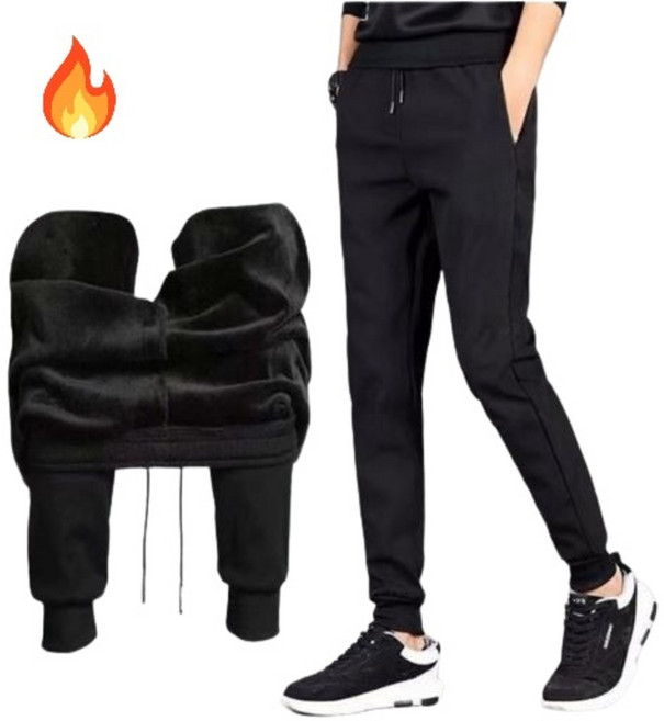 빛길컴퍼니 남성 기모 스판 겨울 조거 트레이닝 바지 체육복 츄리닝 운동 런닝