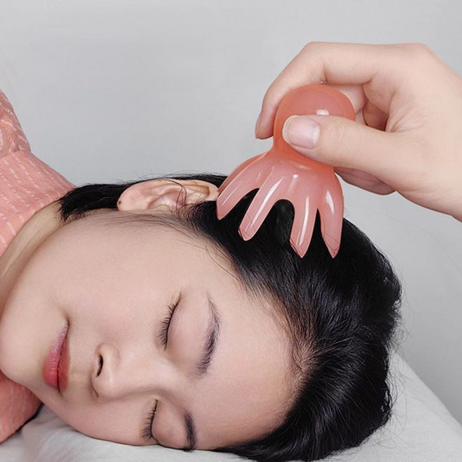 문어 마사지 빗 두피 목 어깨 괄사 마사지기 DD-13268 sta356yz, 본상품