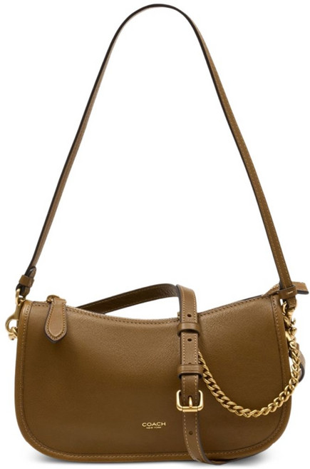 코치 웨이벌리 레더 숄더 백