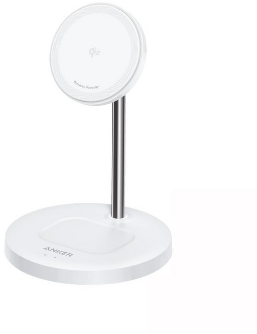 Anker MagGo Wireless Charger (2-in-1 Stand) Qi2 2-in-1 MagSafe iPhone 15 14 13 Anker 대응, 1개, 상세페이지 참조