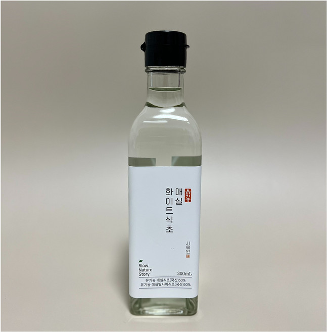 3년 발효숙성 유기농 매실 화이트식초 300ml 전통식초, 선물용(개별상자 포함), 1개