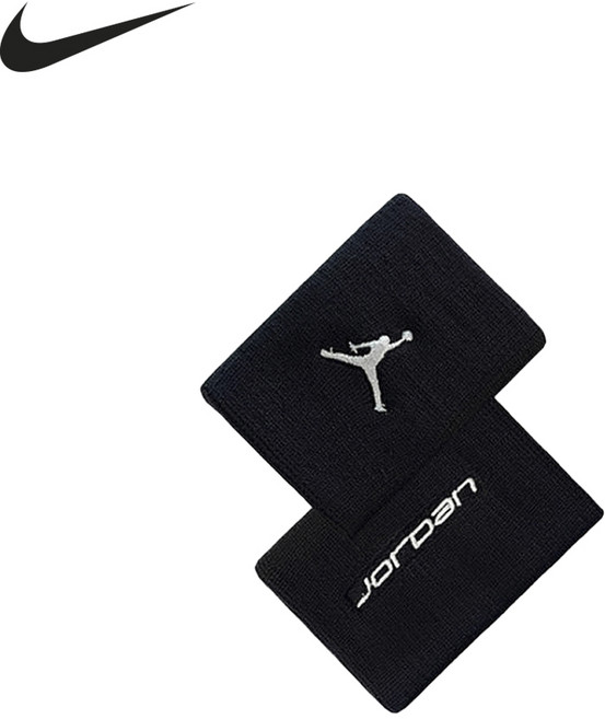 나이키 손목밴드 HM6834-010 조던 점프맨 리스트 손목밴드 아대, 손목밴드_J1012124010OS, 1세트