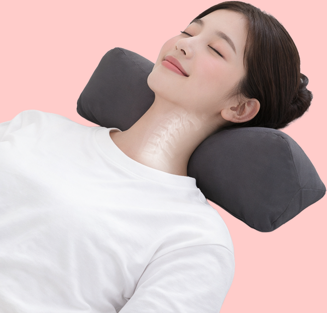 포옥 빨아쓰는 경추베개, 1개, 진그레이